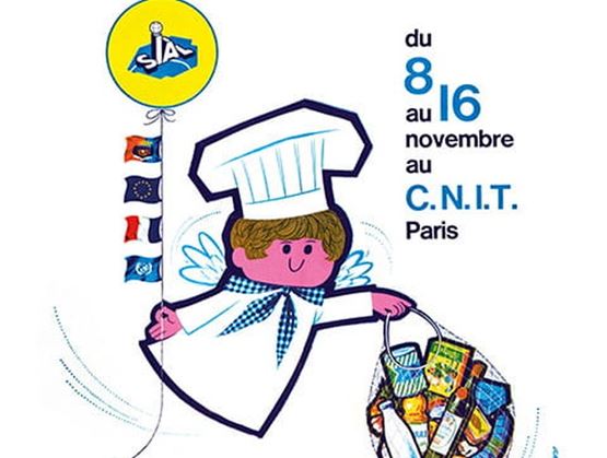 Salon International de l'Alimentation 1964 poster