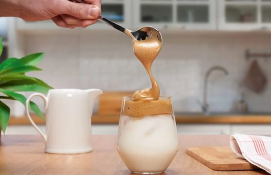 Nescafé Dalgona coffee mixes were created with the help of AI.