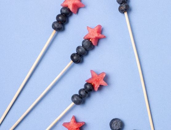 Fruits on sticks