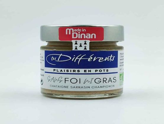 Jar of “Bloc de Foie Gras” by Dinan brand.