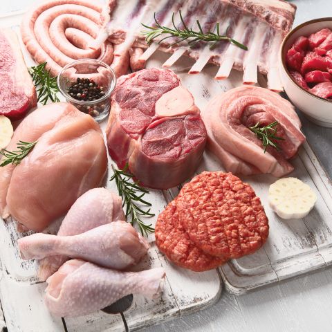 Different meats