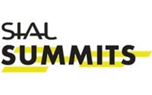 Text “SIAL SUMMITS” in black with yellow graphic stripes on a light background.