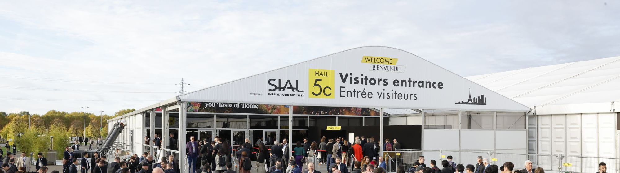 Entrée du hall 5C à SIAL Paris