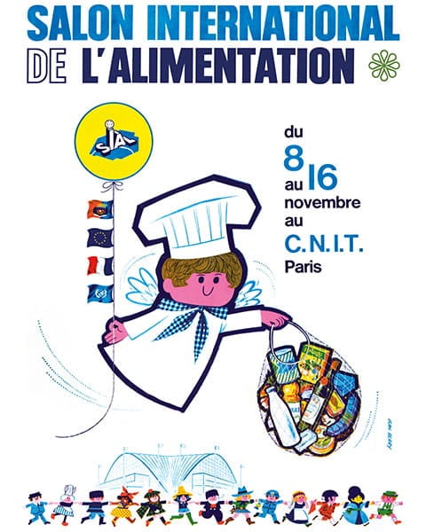 Affiche-Salon-International-de-lalimentation-1964