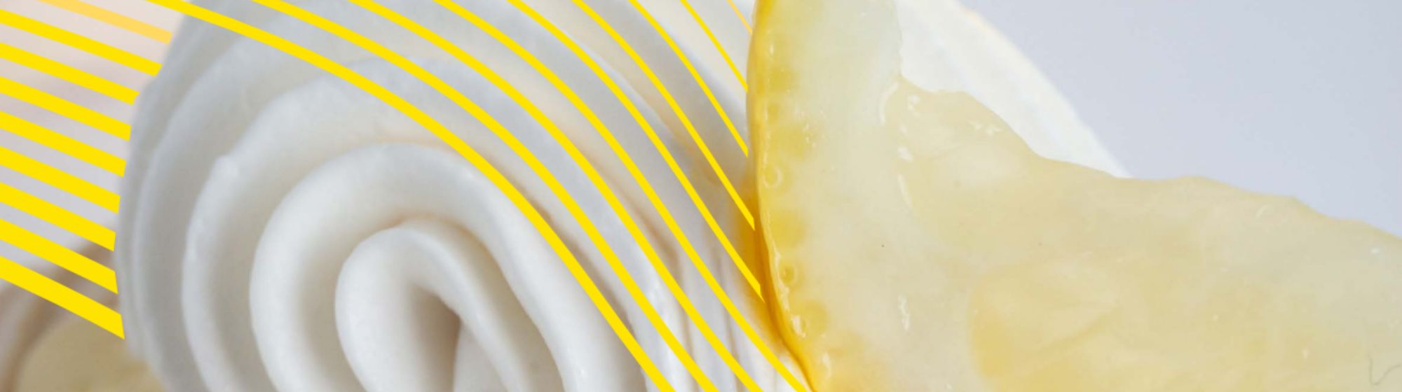 Lemon with waves