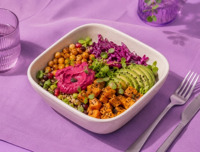 Protein-rich veggie bowl