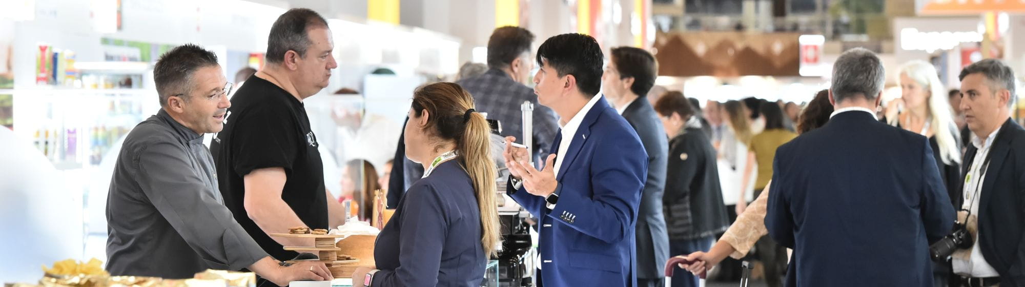 B2B discussion at SIAL Paris