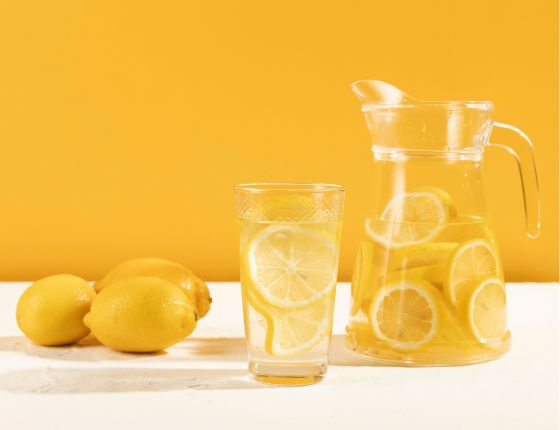 Water with lemon