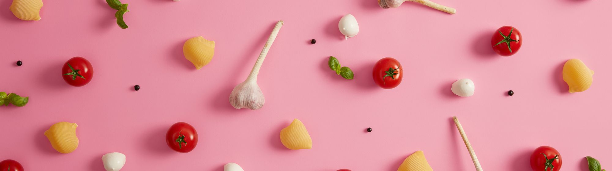 Basilic tomate ail et pâte