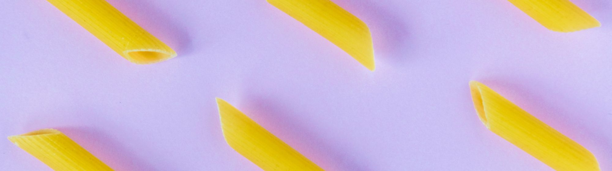 Des pâtes seches