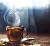 Fuming tea cup