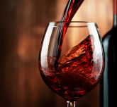 Verre de vin avec du vin