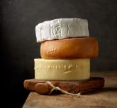 Stack of cheeses