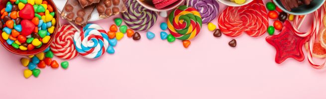 Bonbons multicolors