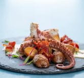 Octopus on a plate