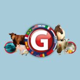 Globalwing logo with animals