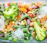 Des légumes surgelés : brocoli, haricot vert, carotte