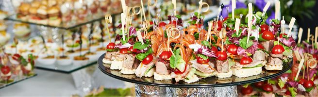Des amuses-bouches pour un buffet