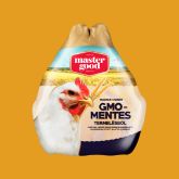 Emballage de poulet entier de la marque Master Good avec label sans OGM.