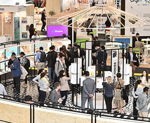 exhibitors and visitors at SIAL Paris