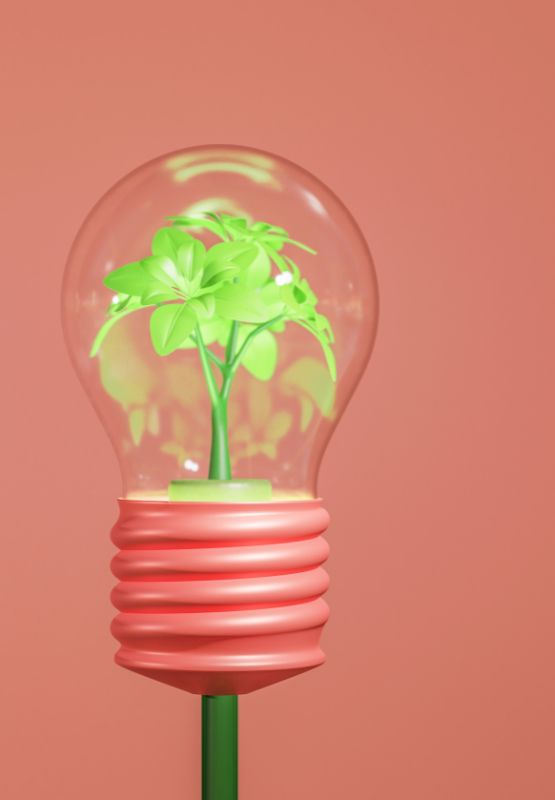 Tree in a lightbulb