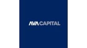 Ava Capital logo with the text "AVA CAPITAL" in white on a blue background.