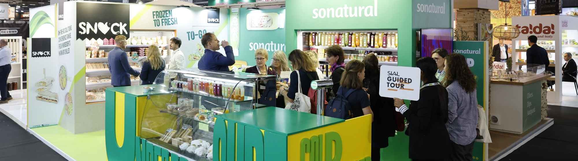 Visite guidée sur un stand à SIAL Paris