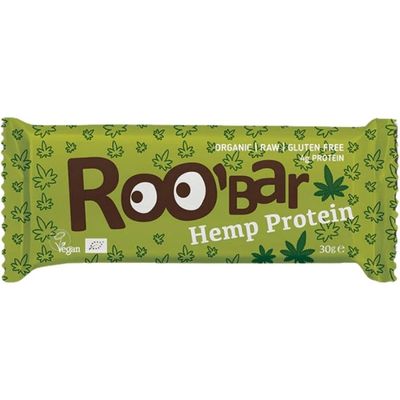 Hemp snack bars rich in protein and plant-based fiber