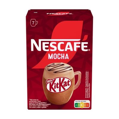 Nescafé mocha coffee box with KitKat flavour