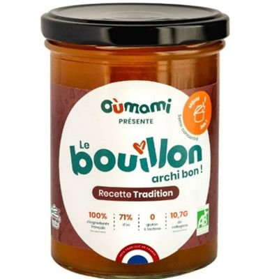 Pot de bouillon bio Oumami « Le bouillon archi bon », recette tradition
