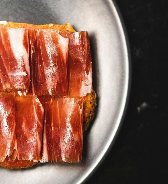 Assiette jambon Bayonne tranché
