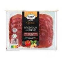 Sliced dried beef bresaola
