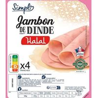 Halal sliced turkey ham