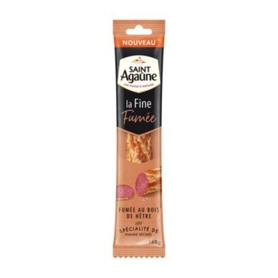 Saucisson fin fumé sec