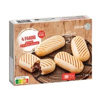 Grilled filled paninis, frozen ready-to-heat sandwiches