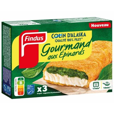 Colin d'Alaska Gourmand aux épinards