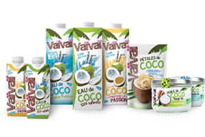 Also selected by the jury, pink coconut water from the Belgian company Vaivai.