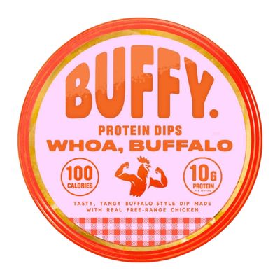 Buffy protein dip buffalo flavor with 10 g of protein.
