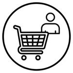 Pictogramme connaissance consommateur - symbole des connaissances sur les consommateurs