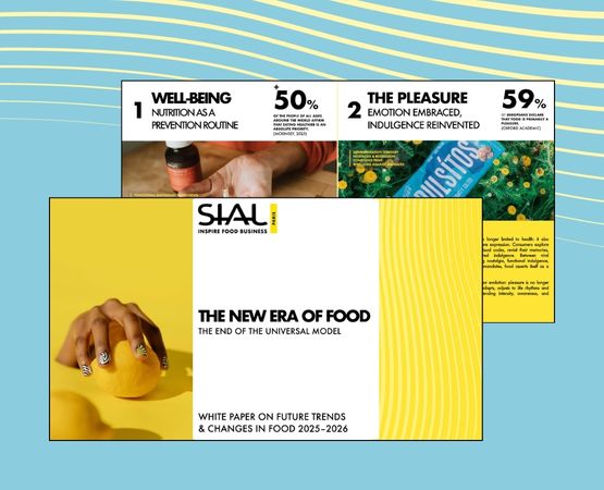 SIAL white paper presenting future food trends and an overview of the new era of food with statistics